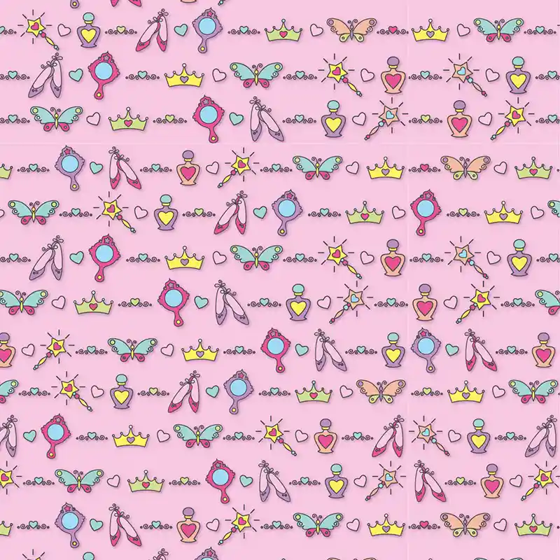 Rollo Papel Contac Fantasia 3.70 Mts X 45 Cm Niña