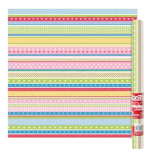 Rollo Papel Contac Cintas 3.70 Mts X 45 Cm Niña