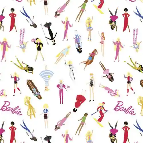 Rollo Papel Contac Mundo Barbie 3 Mts X 45 Cm Niña