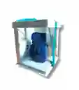 Oso De Rosas En Foami 20 Cm Azul