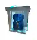 Oso De Rosas En Foami 20 Cm Azul