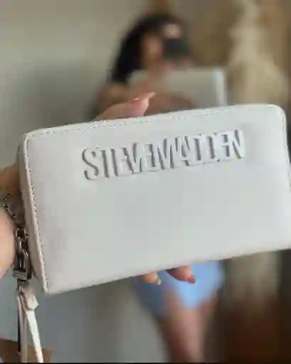 Cartera Dama Steven Madden Blanca Billetera