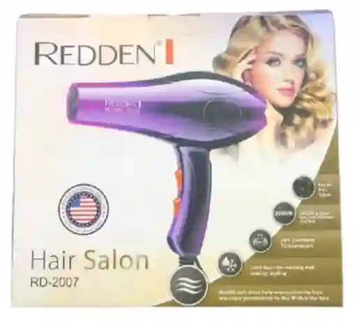 Secador Para Cabello Redden 3000w Morado