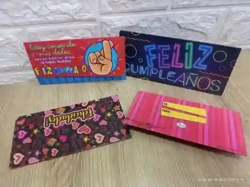 Sobres Para Dinero De Cumpleaños (lluvia De Sobres )