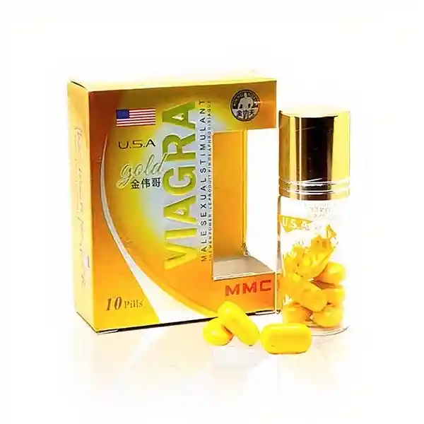 Viagra Usa Gold Potenciador Sexual Masculino Importado Retarda Vigor Fuerte Mejor Rendimiento