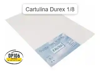 Cartulina Durex 180 Gramos X 5 Und
