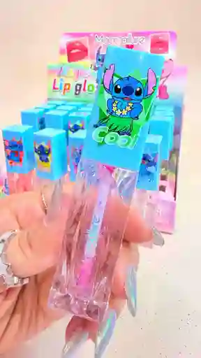 Brillo Labial Lip Gloss Diseño De Stitch