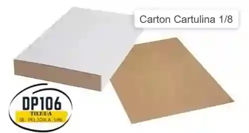 Carton Cartulina 1/8 X 5 Und