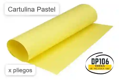 Cartulina Amarillo Por Pliegos X 2 Und