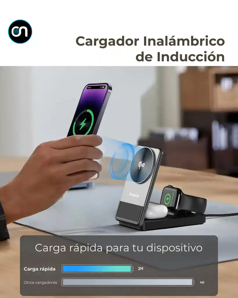 Cargado Por Inducción 3 En 1