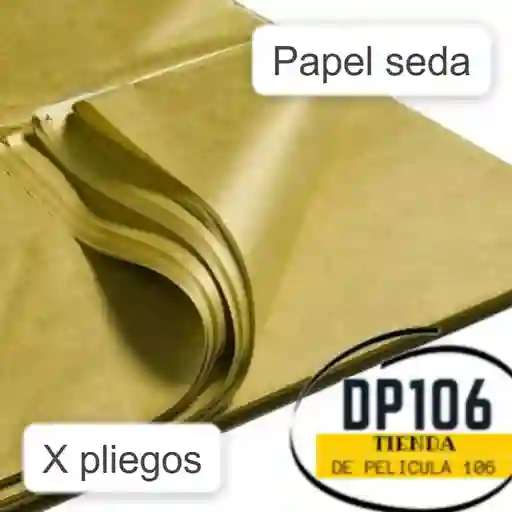 Papel Seda Dorado X 5 Und