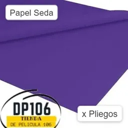 Papel Seda Morado X 4 Und