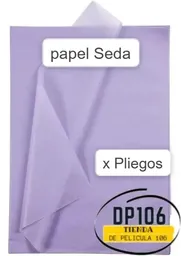 Papel Seda Lila X 4 Und