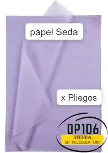 Papel Seda Lila X 4 Und