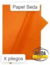 Papel Seda Naranja X 4 Unidades