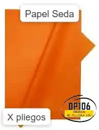 Papel Seda Naranja X 4 Unidades