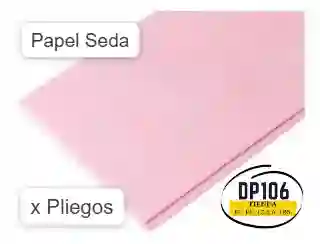 Papel Seda Rosa X 4 Unidades