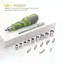 Juego De Desarmadores Destornilladores Con Puntas Y Dados Para Electrónica