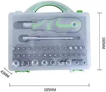 Juego De Desarmadores Destornilladores Con Puntas Y Dados Para Electrónica