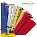 Papel Regalo Metalizado Dorado Ionizado X Pliego