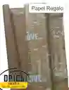 Papel Regalo Metalizado Dorado Ionizado X Pliego