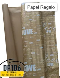 Papel Regalo Metalizado Dorado Ionizado X Pliego