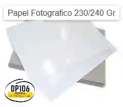 Papel Fotografico 230 Gramos /240 Gramos X 20 Und