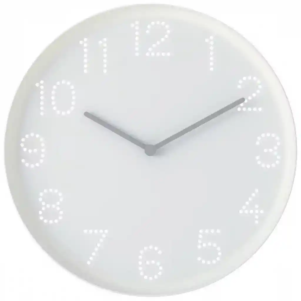 1 Reloj Redondo Oared Plastico Sala Cocina Cuarto Habitacion Colgar