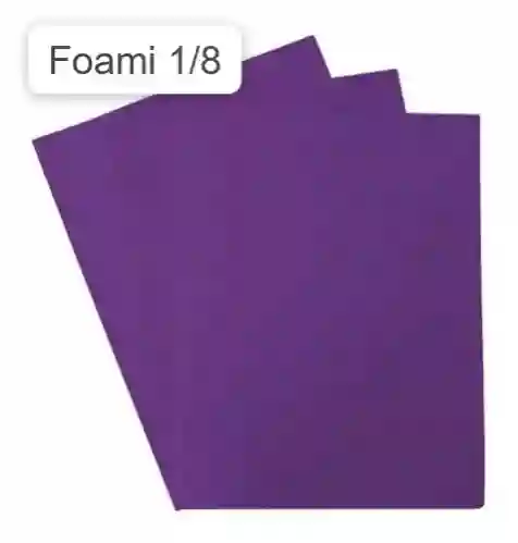 Foami Morado 1/8 X 1 Und / Foamy / Fomi