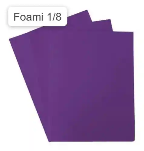 Foami Morado 1/8 X 1 Und / Foamy / Fomi