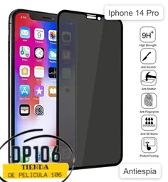 Iphone 14 Pro Vidrio Antiespia Templado