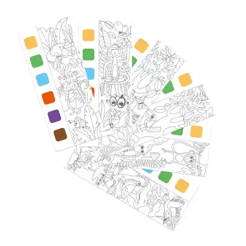 Libro Didáctico Para Colorear Amigos Animales Para Niños