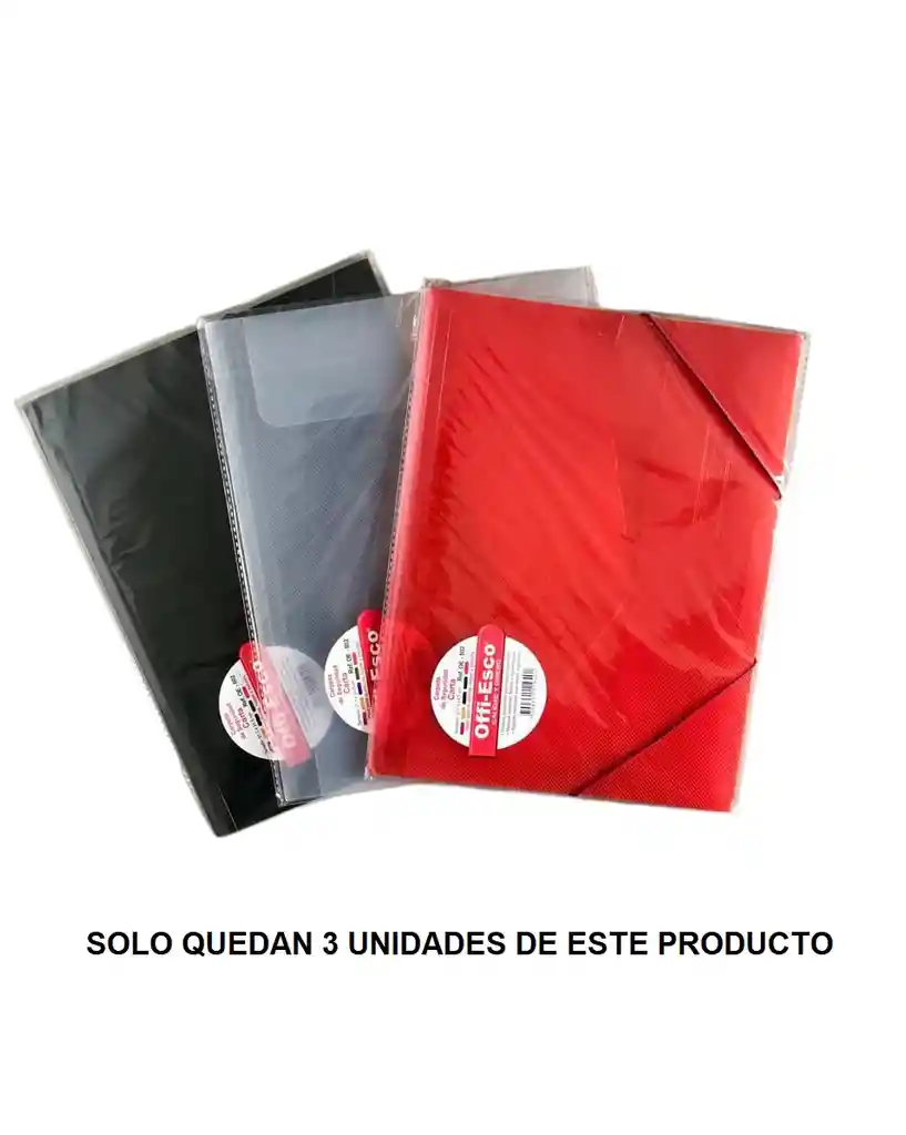 Carpeta Fuelle Plastica Oficio Colores Surtidos Obsequio Boligrafo Oe-812