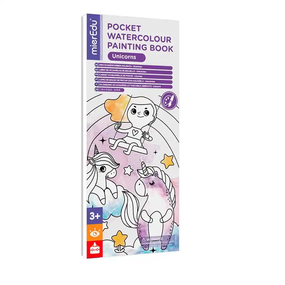 Libro Didáctico Para Colorear Amigos Unicornios Para Niños