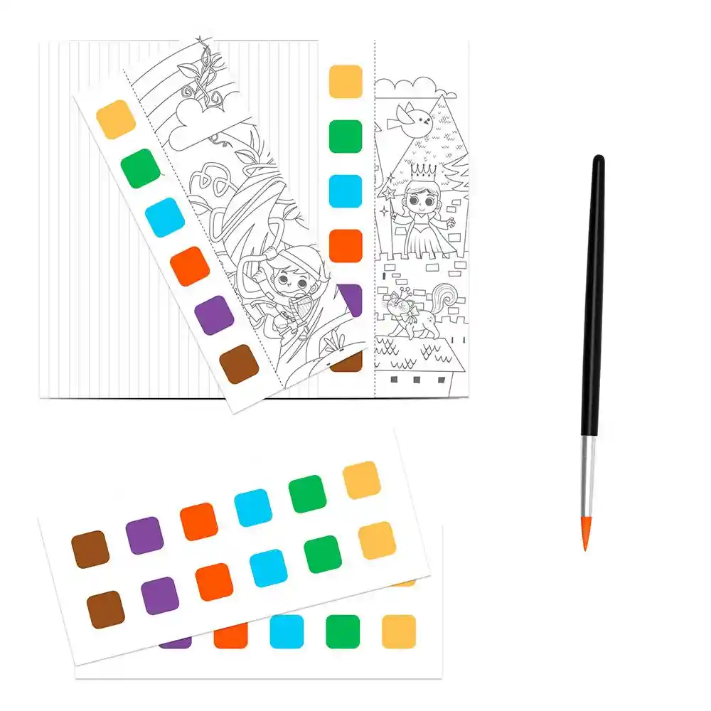 Libro Didáctico Para Colorear Cuentos Clásicos Para Niños
