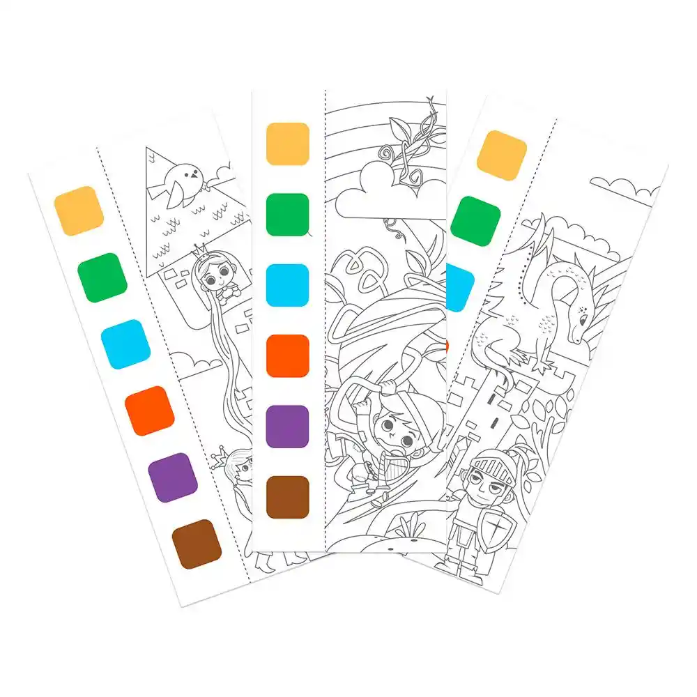 Libro Didáctico Para Colorear Cuentos Clásicos Para Niños