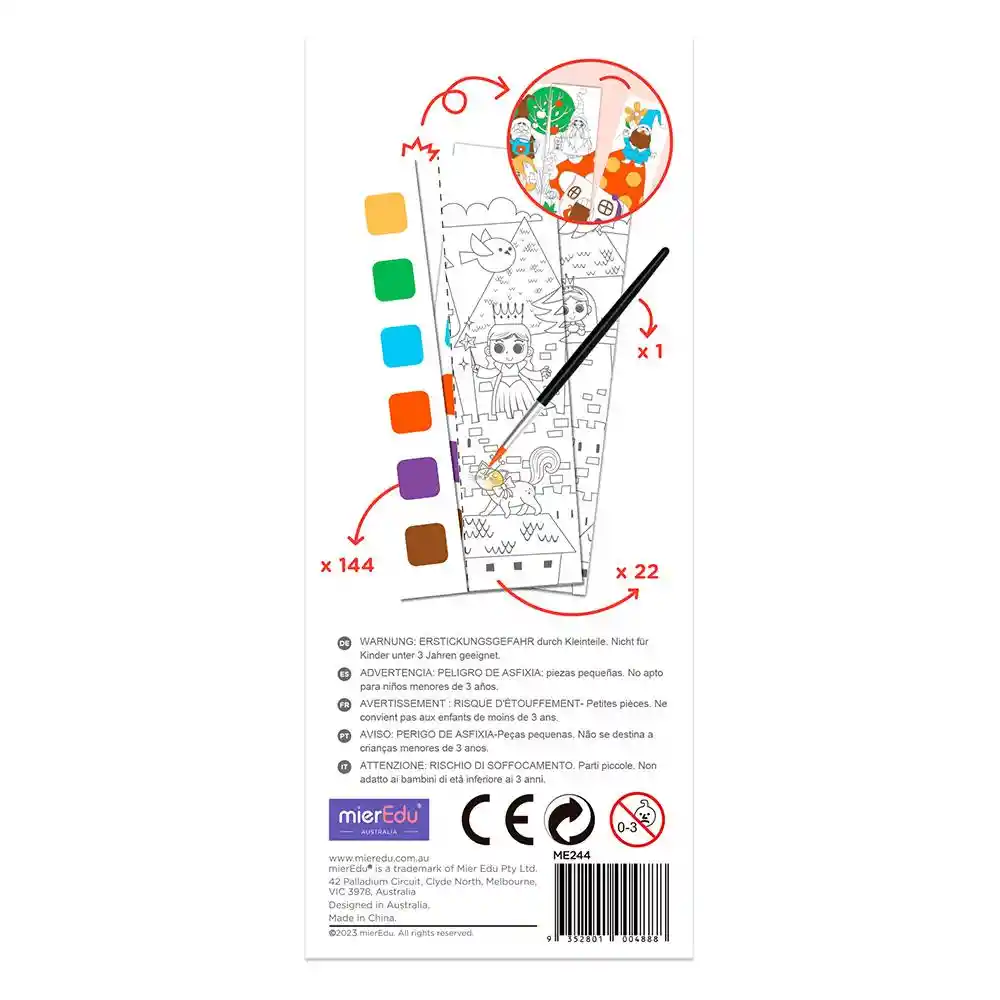 Libro Didáctico Para Colorear Cuentos Clásicos Para Niños
