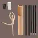 Kit Set Bosquejos Bocetos Dibujo Maniqui Lapices Accesorios