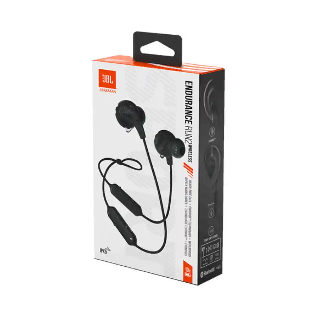 Audífonos Cuellera Endurance Run 2 Wireless Negro Jbl