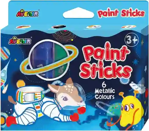 Set Marcadores De Pintura Lavables Colores Metálicos Niños