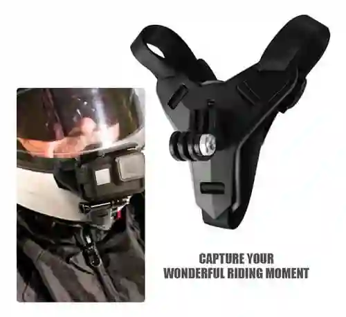 Base De Arnes Portacelular O Camara Deportiva Para Cascos.