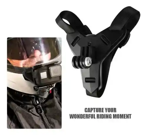Base De Arnes Portacelular O Camara Deportiva Para Cascos.