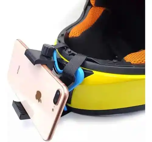 Base De Arnes Portacelular O Camara Deportiva Para Cascos.
