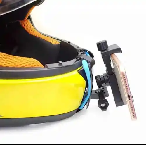 Base De Arnes Portacelular O Camara Deportiva Para Cascos.