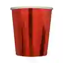 Vaso De Lujo Rojo X10und