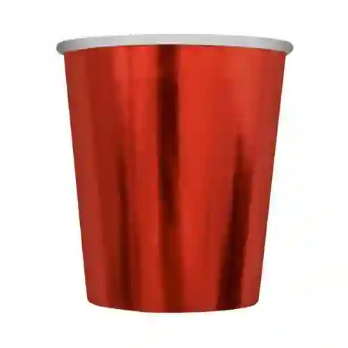 Vaso De Lujo Rojo X10und
