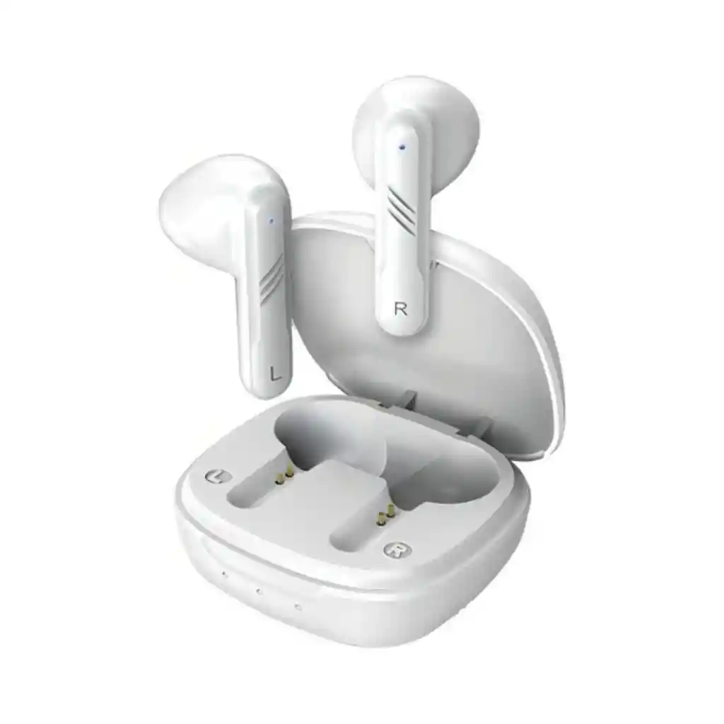 Audífonos Bluetooth Manhattan Hs-m905bt Blancos Con Micrófono Integrado
