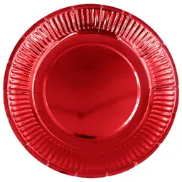 Plato De Lujo Rojo X10und