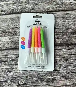 Velas De Cumpleaños Palitos X 10