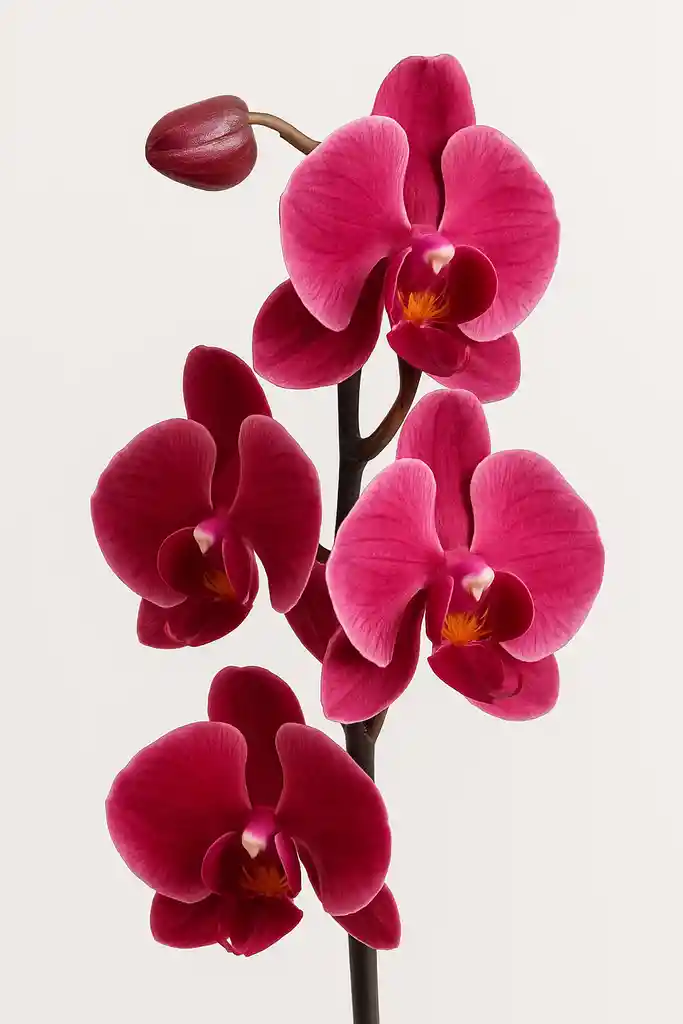 Orquidea Salmon Oscuro X2 Tallos